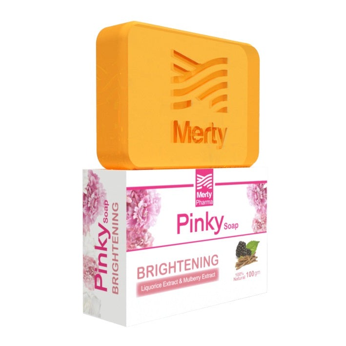 Pinky Skin Natural Soap Bar With Mulberry & Licorice - 100 gm
