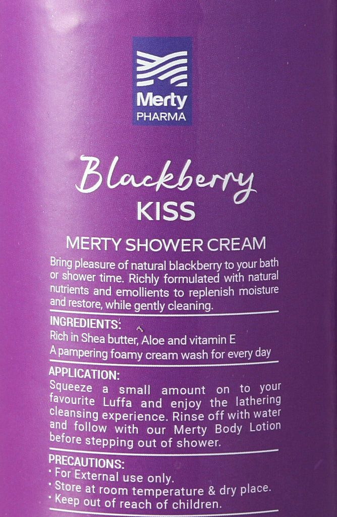 Merty Shower Cream Blackberry Kiss - 500 Ml 2