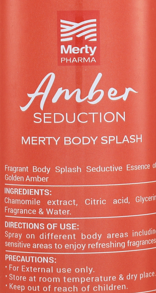 Merty Body Splash Amber & White Musk 2