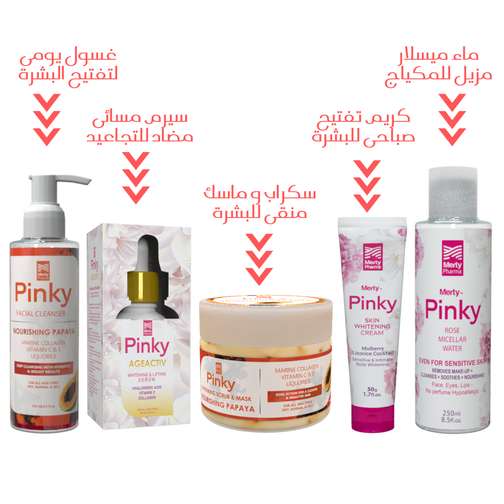 Pinky Dry Skin daily routine