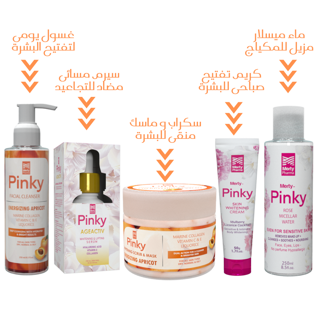 Pinky Mixed Skin daily routine