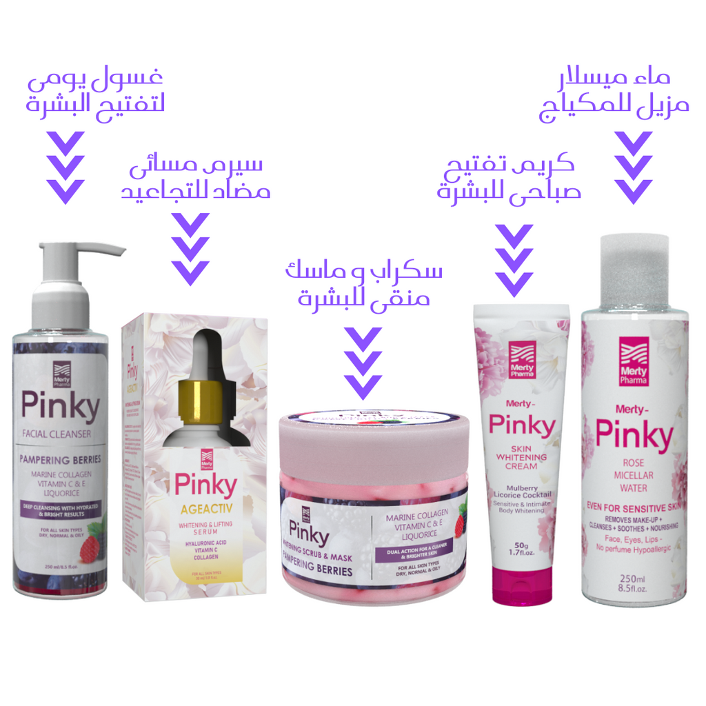Pinky Normal Skin daily routine