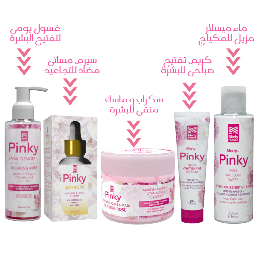 Pinky Sensitive Skin daily routine