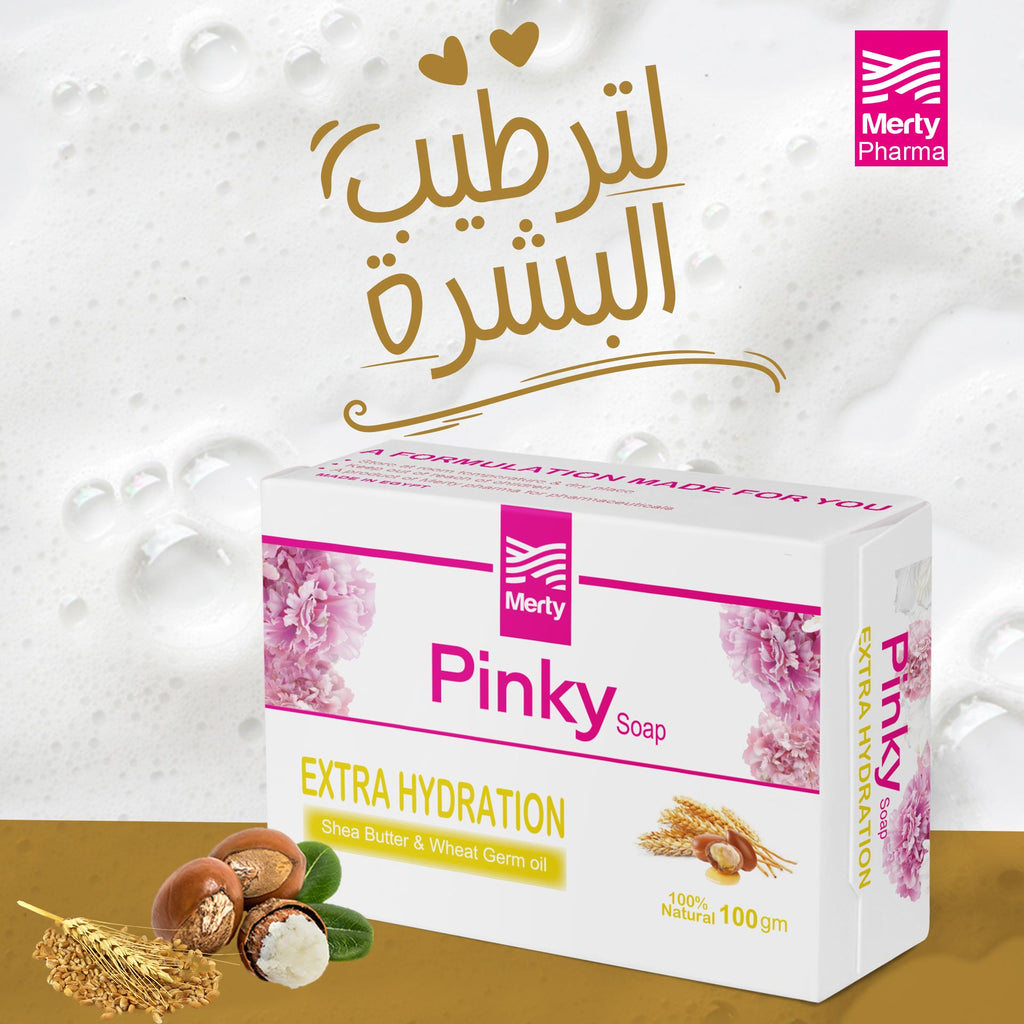 Pinky Skin Natural Soap Bar With Shea & Wheat Germ Oil - 100 gm 1