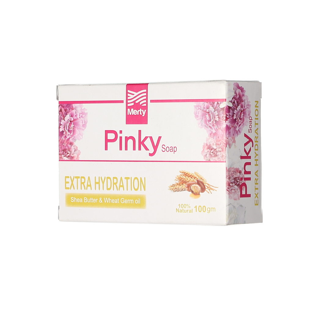Pinky Skin Natural Soap Bar With Shea & Wheat Germ Oil - 100 gm 2